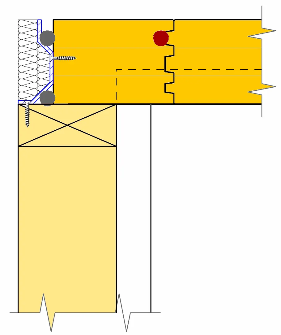 Dalfeu® sur poutre, joint intumescent